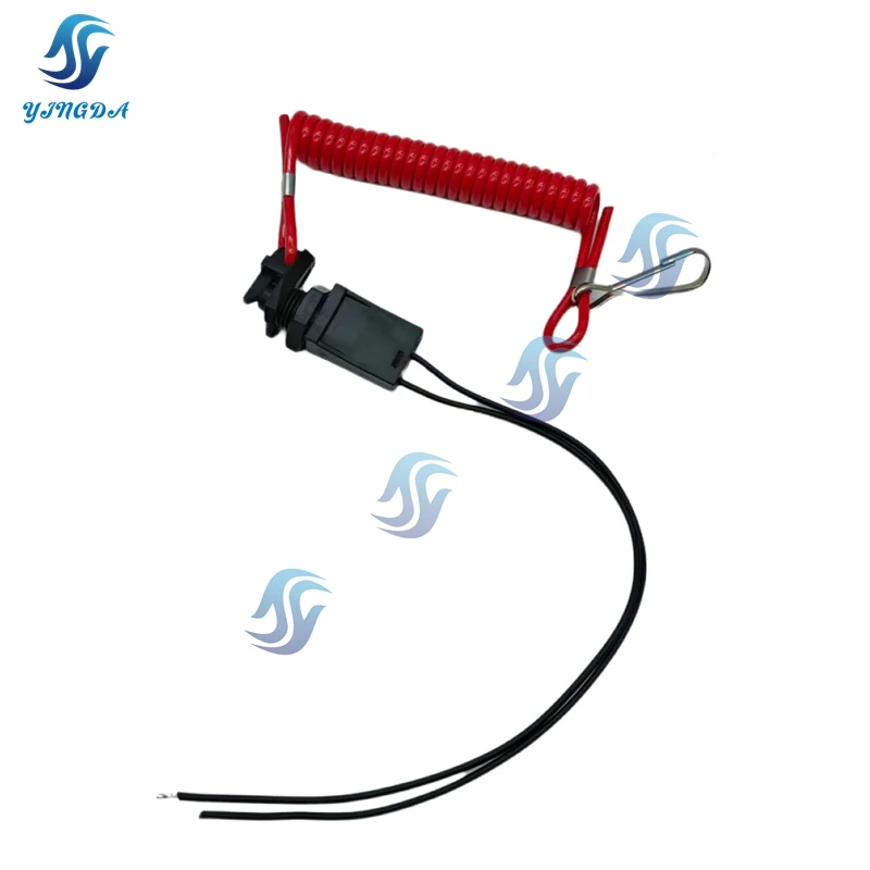 مفتاح قتل السلامة والحبل لـ OMC Johnson Evinrude Sierra Replace 585134 432230 MP28870