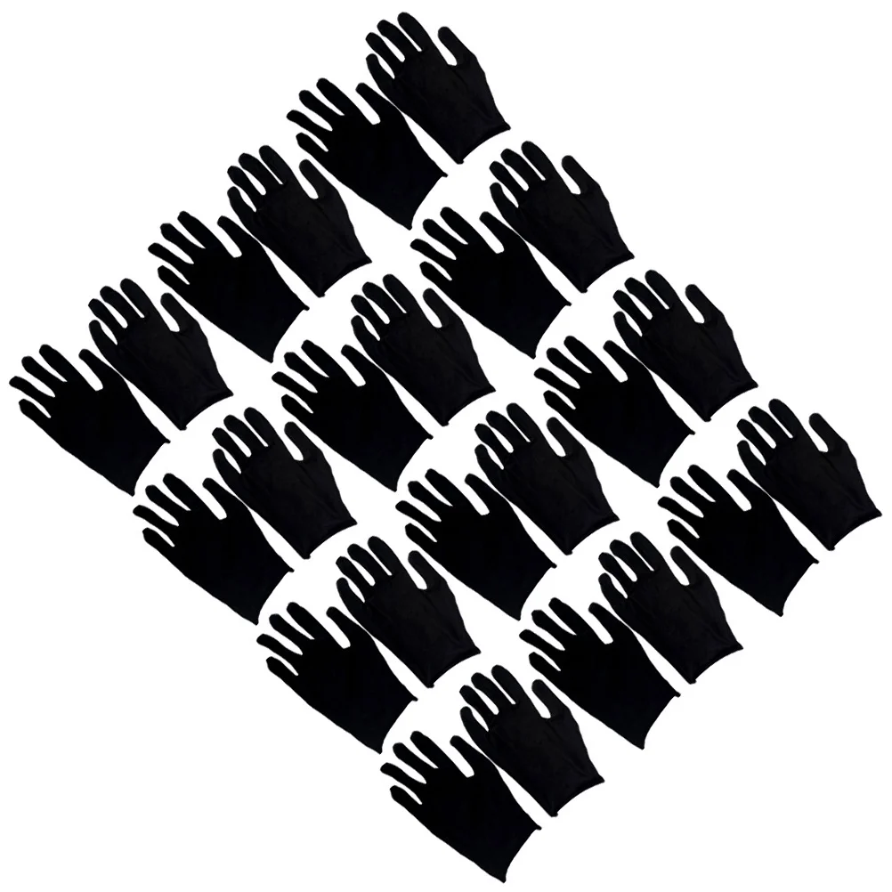 12 زوجًا من القفازات القطنية السميكة لحماية العمل، قفازات عمل مريحة وآمنة لحماية اليد وقابلة للتنفس ومتينة