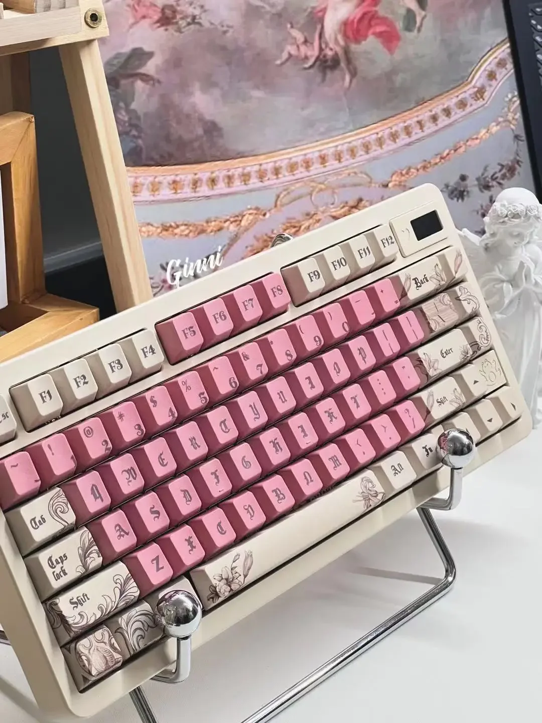 

Manuscript, custom keycaps, textured PBT full five-sided sublimation
