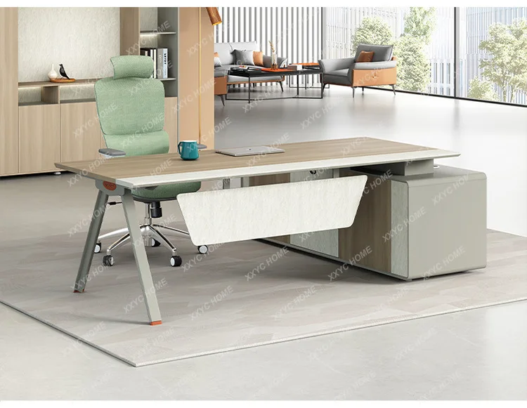 

Простой современный стол руководителя, большой стол для президента класса, мебель для кабинета начальника