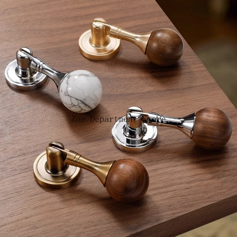 

Французская легкая роскошная дверная ручка шкафа, дверной ящик шкафа, старинный ореховый шар, новый китайский кулон, маленькая ручка