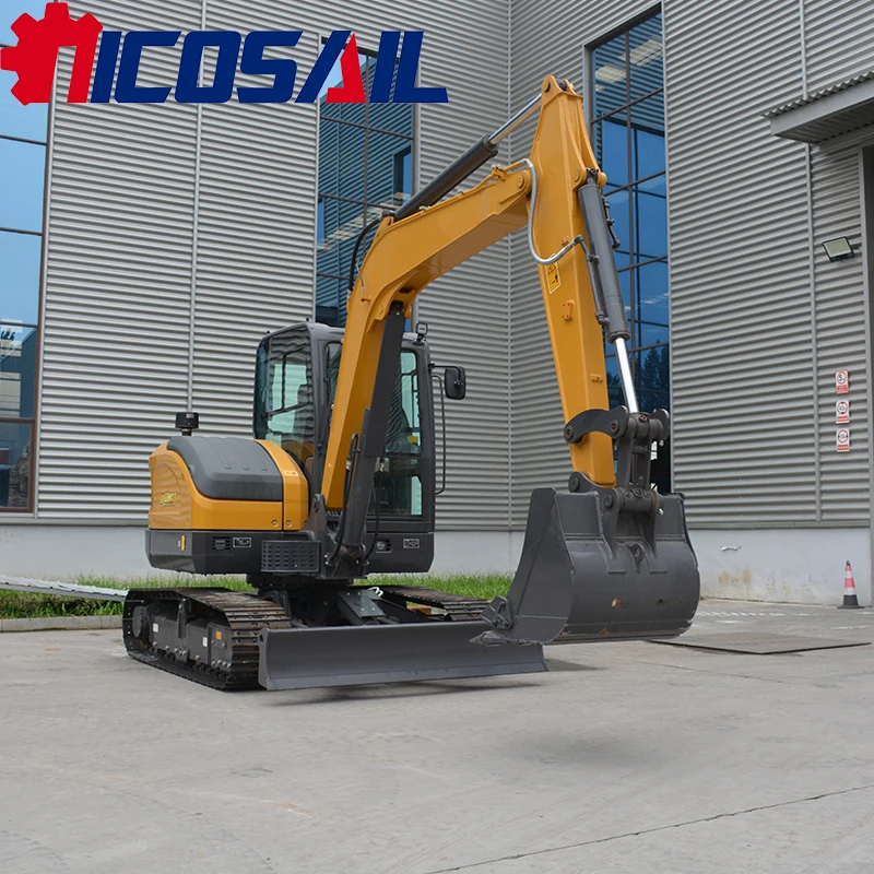 OEM Custom OKW906 Mini Crawler Excavator Hydraulic Digger for Construction Earthmoving Site Preparation and Trenching