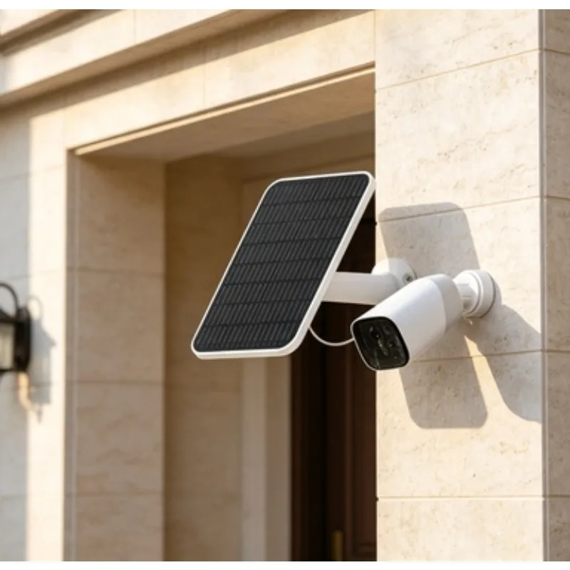 Rotatable Support Bracket 4W Solar Panel Weatherproof Unit With 9.8ft Power Cable For Eufy Wireless Cam