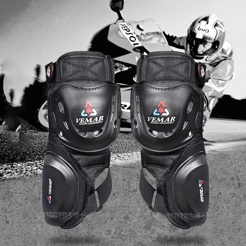 

Vemar профессиональные мотоциклетные наколенники, защита для мотокросса, наколенники для женщин и мужчин, аксессуары для мотоциклов