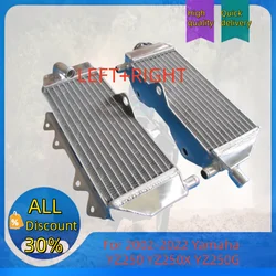 Coolant L+R Aluminum Radiator For 2002-2022 FIT Yamaha YZ250 YZ250X YZ250G YZ 250 X G 2002 2003 2004 2005 2006 2007 2008