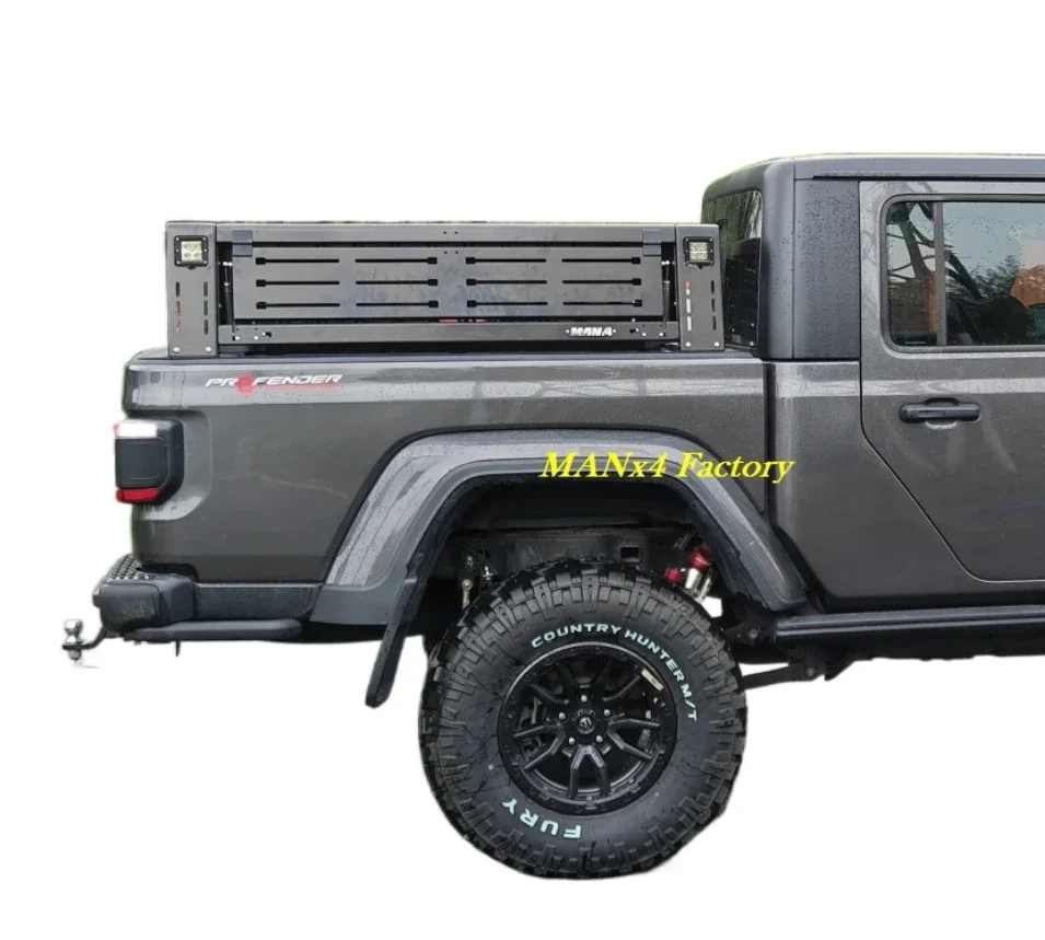 

New Design Pickup Roll Bar Universal Bed Rack For Pickup Truck With Side Boxes