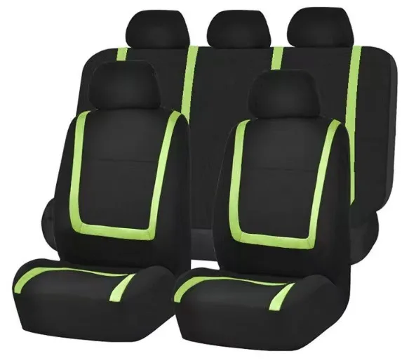 Universal 7 Colors Car New 5 Seats Cover Auto Car Seat Covers Ployester Cushion Full Set Front Rear For Sedans Seat Covers AT MT