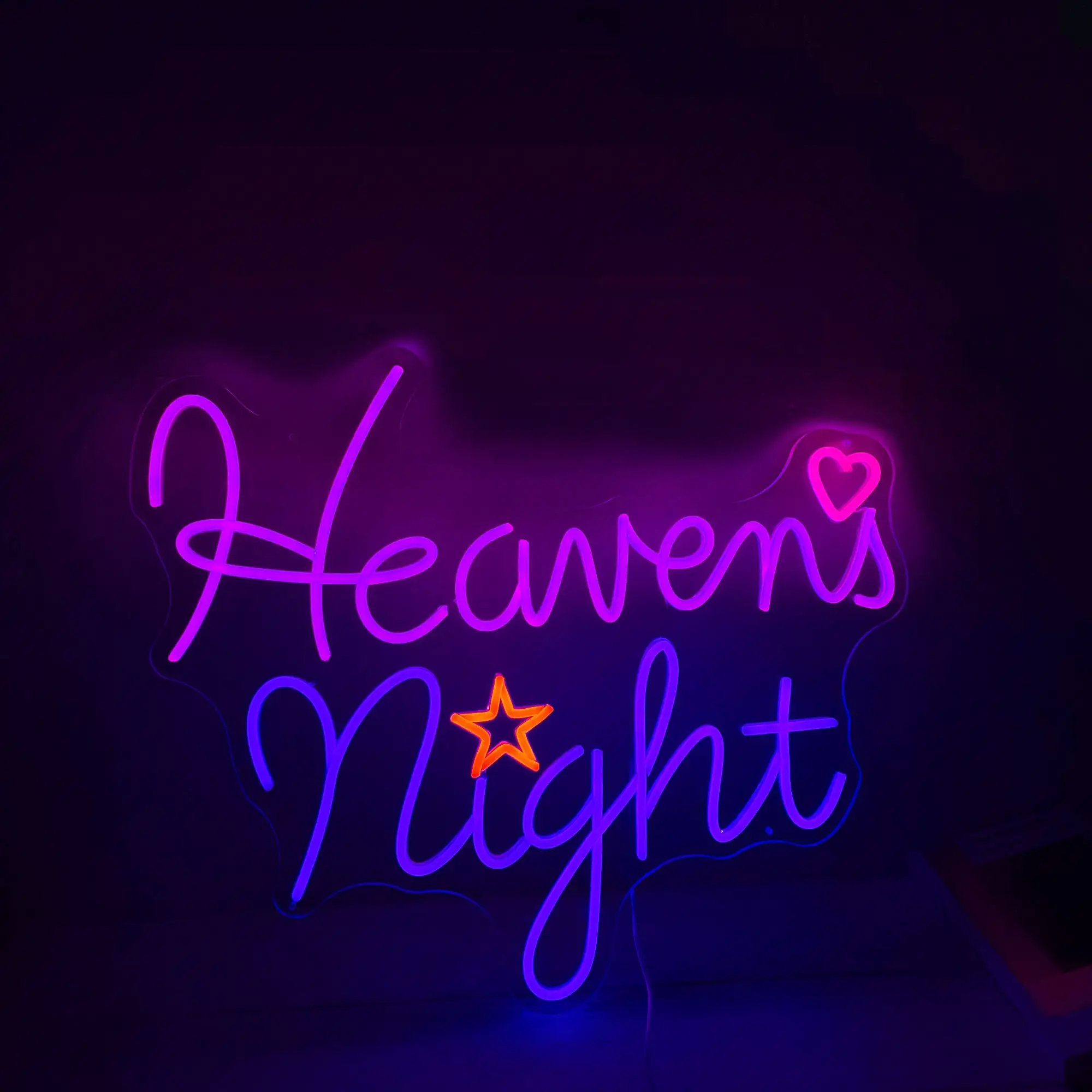 مخصص السماء النيون تسجيل غرفة نوم غرفة المعيشة ليلة تسجيل جدار ديكور فني لعبة غرفة شخصية هدية للمراهقين بار نادي النيون #5