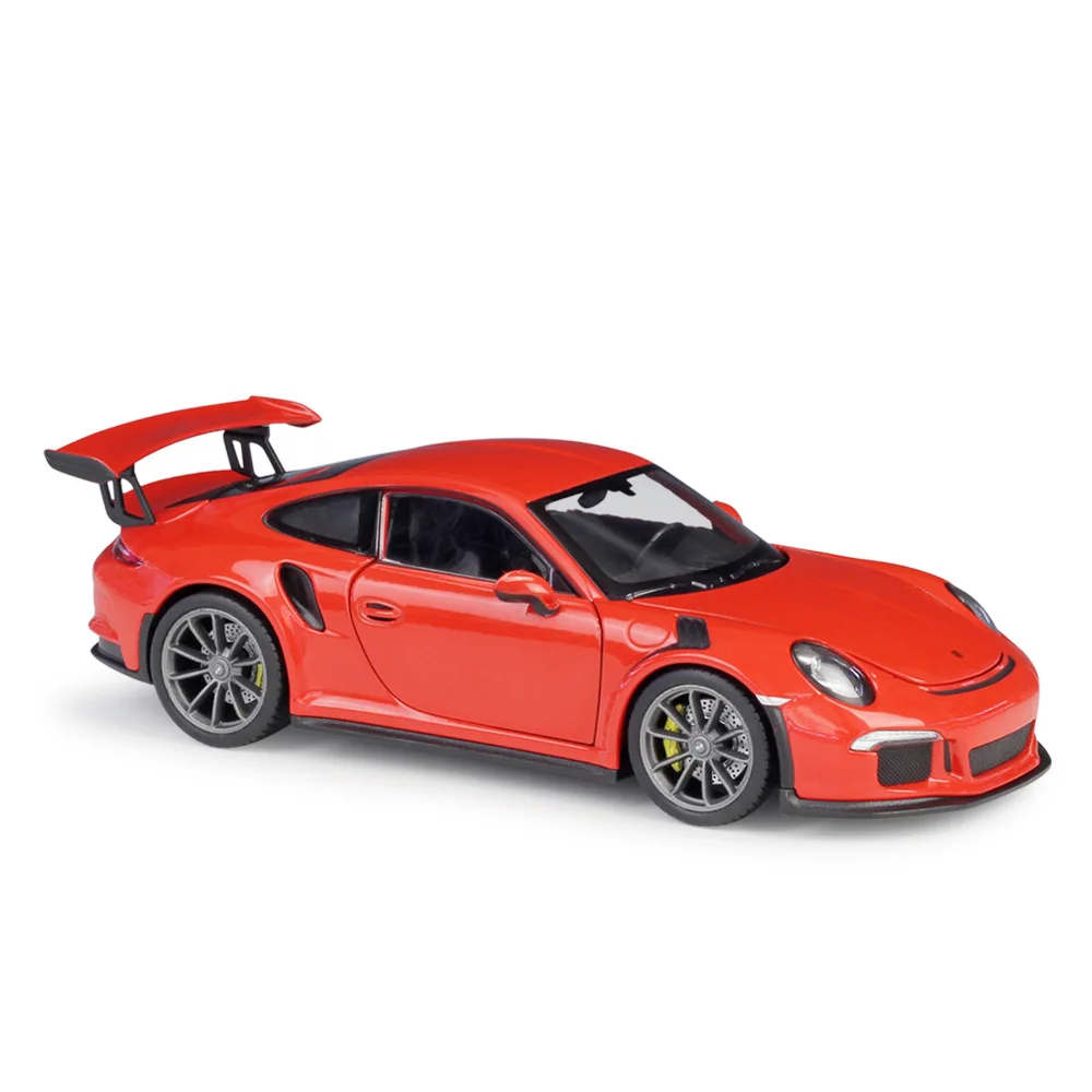 WELLY 1:24 Porsche 911 GT3 RS Alloy Sports Car Model Diecast Metal Toy Racing Car Model Collection Boy Toy