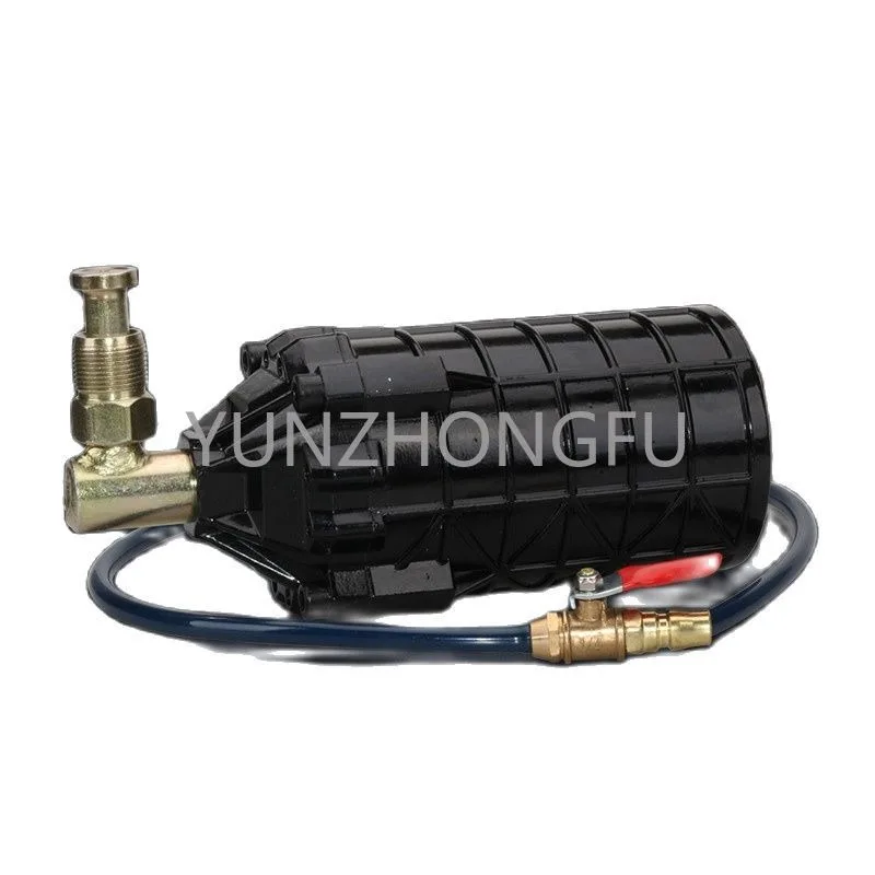 High Power Air Hydraulic Jack Booster Pump Hydraulic Vertical Retrofit Paving Aid Tool 100T Industrial Grade Pneumatic