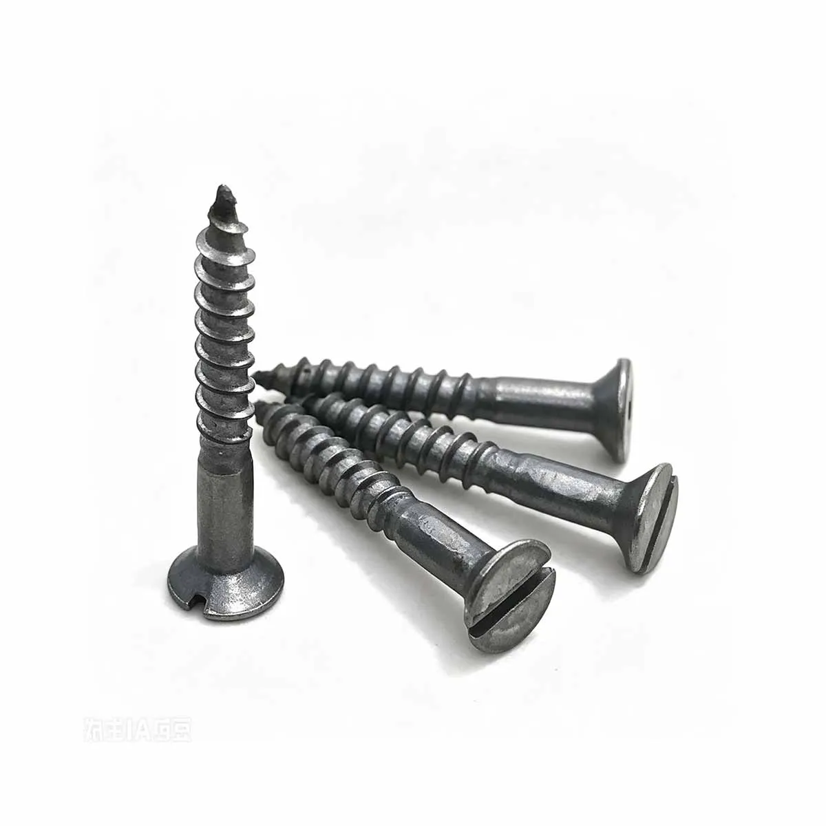 SL 2/5/10/20pcs M3 M3.5 M4 M5 M6 Length 12-80mm Plain Carbon Steel GB100 Countersunk Slotted Flat Head Self Tapping Wood Screws