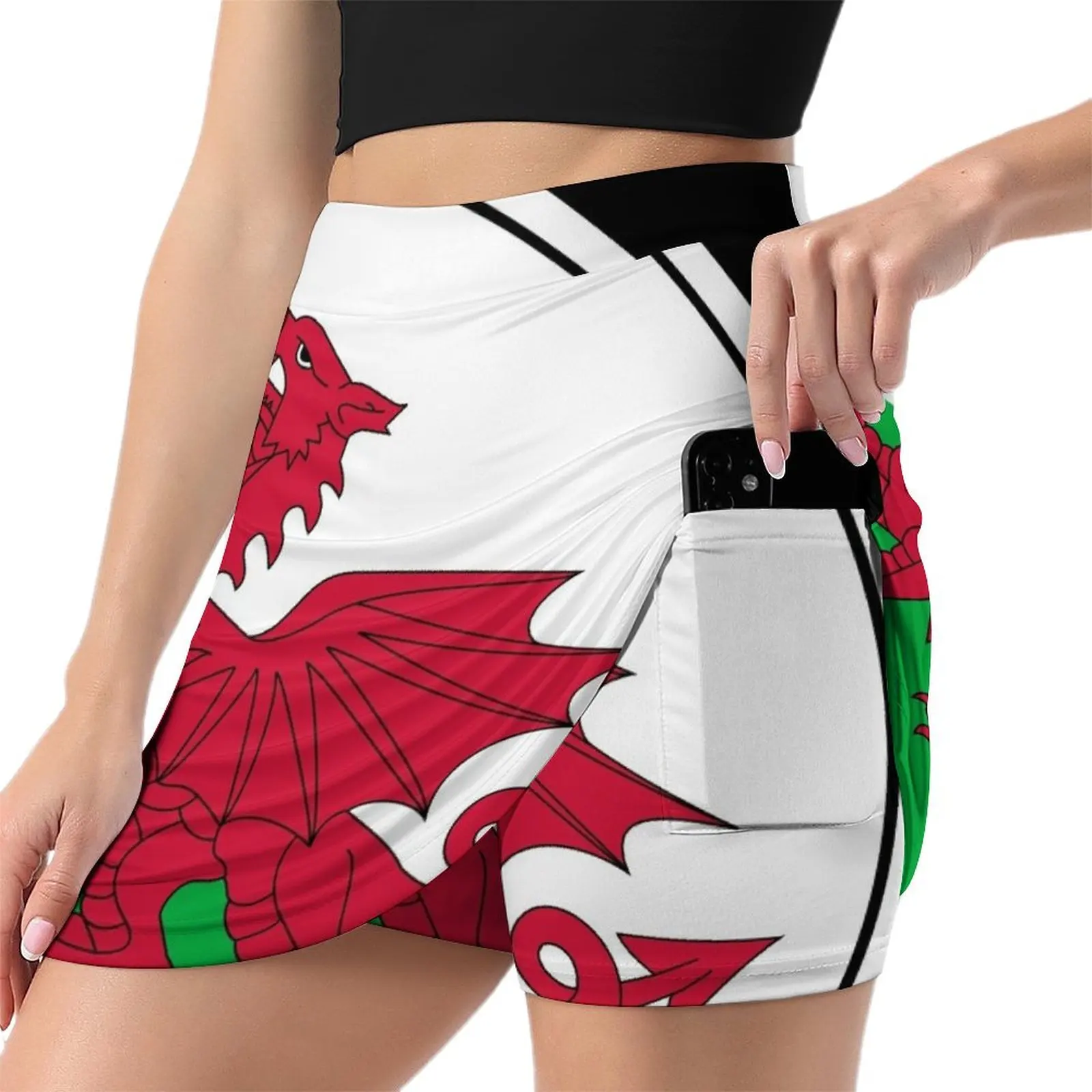 Welsh Flag Gifts, Stickers, Masks & Products (GF) Mini Skirt dress women summer women's summer clothing 2025