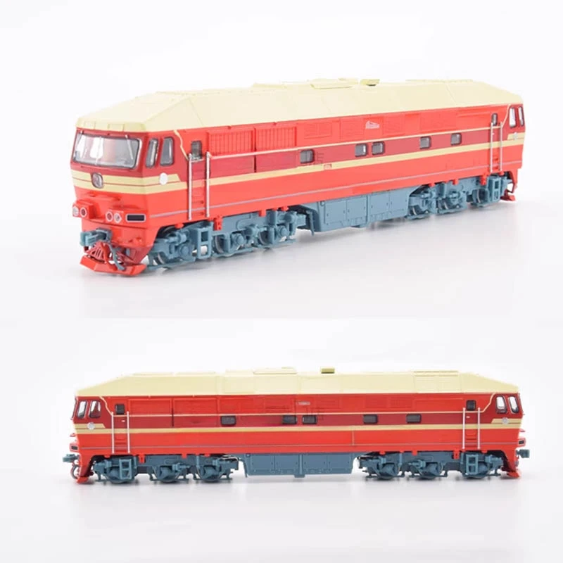 1:87 Soviet Main Line Stand-alone Diesel Locomotive TEP70 Simulation Alloy Train Model JLKN011 Rail Car Toy