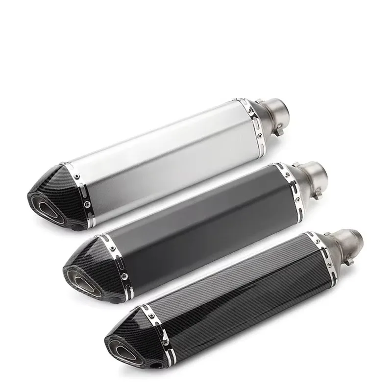 

SXLL 14.57 inch 51mm motorcycle exhaust pipe modified muffler for CRF300 Z900 SV650 450SR MT07