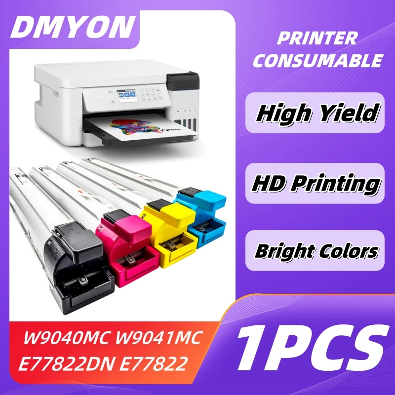 

4Color W9040MC W9041MC Toner Cartridge for HP E77822DN E77822 E77825DN E77825 E77830 E77428dn E77422dn E77422 Printer Cartridge
