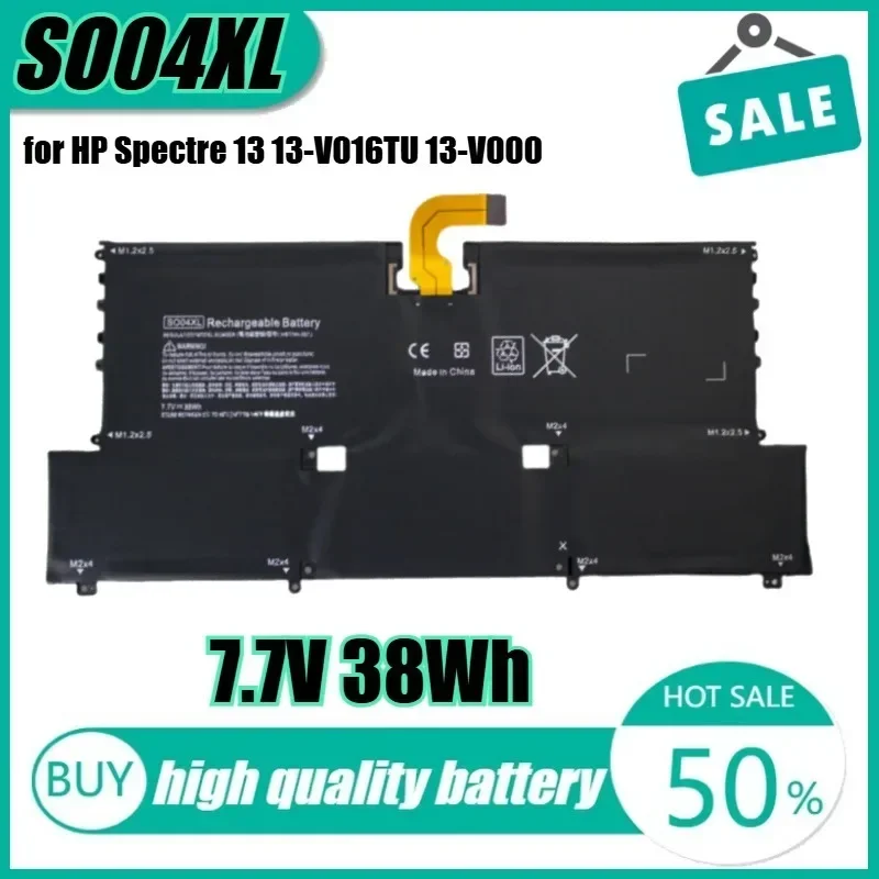 

Аккумулятор для ноутбука SO04XL 7,7 В 38 Втч для HP Spectre 13 13-V016TU 13-V000 13-V015TU 844199-855 843534-1C1