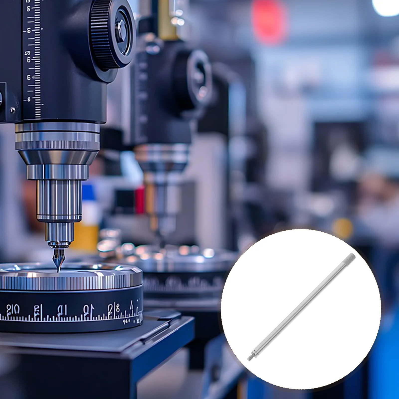 

Dial Indicator Extension Stem Rod High Precision Depth Measurement for Mechanical Digital Gauge Tool Industrial Machinist Use