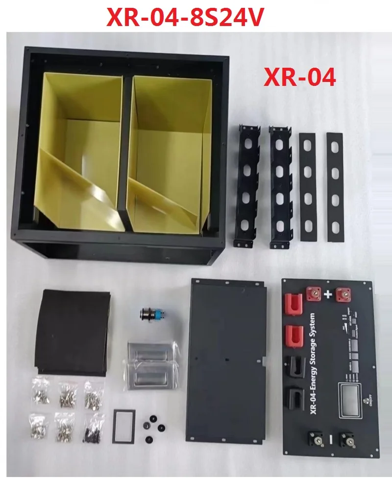 Solar energy storage battery 24V280AH 7.2KWH 8S 24V LiFePO4 Battery Box Case DIY Kit For EVE CATL 280 302AH