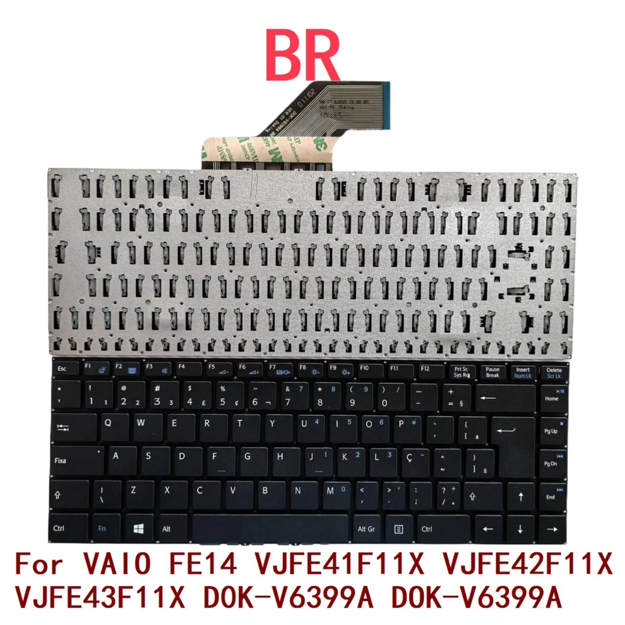 New Brazil Laptop Keyboard For Sony VAIO FE14 VJFE41F11X VJFE42F11X VJFE43F11X D0K-V6399A DOK-V6399A Notebook PC Replacement