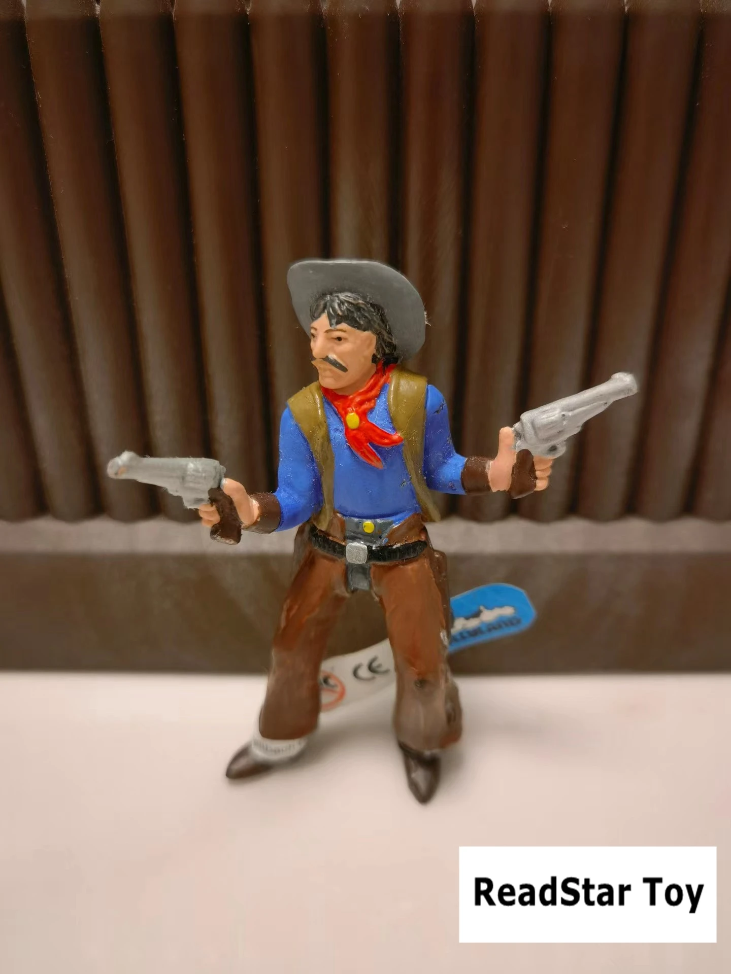 

pvc figure model fighting cowboy out of print
