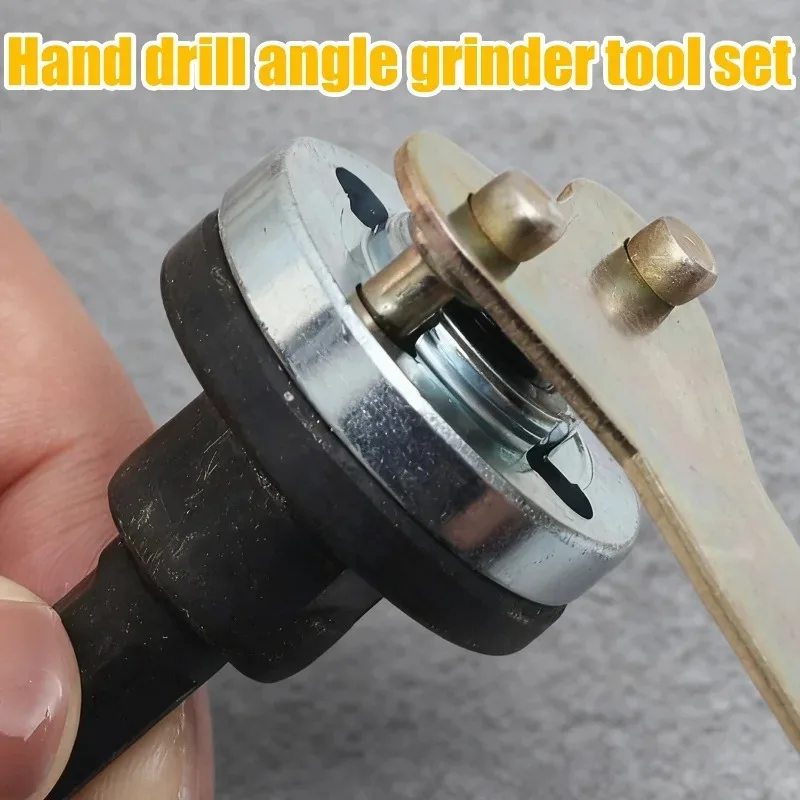 5 في 1 الحفر الكهربائية تحويل زاوية طاحونة المعادن ربط قضيب مجموعة DIY الحفر تحويل قضيب اليد الحفر زاوية طاحونة أداة مجموعة #3