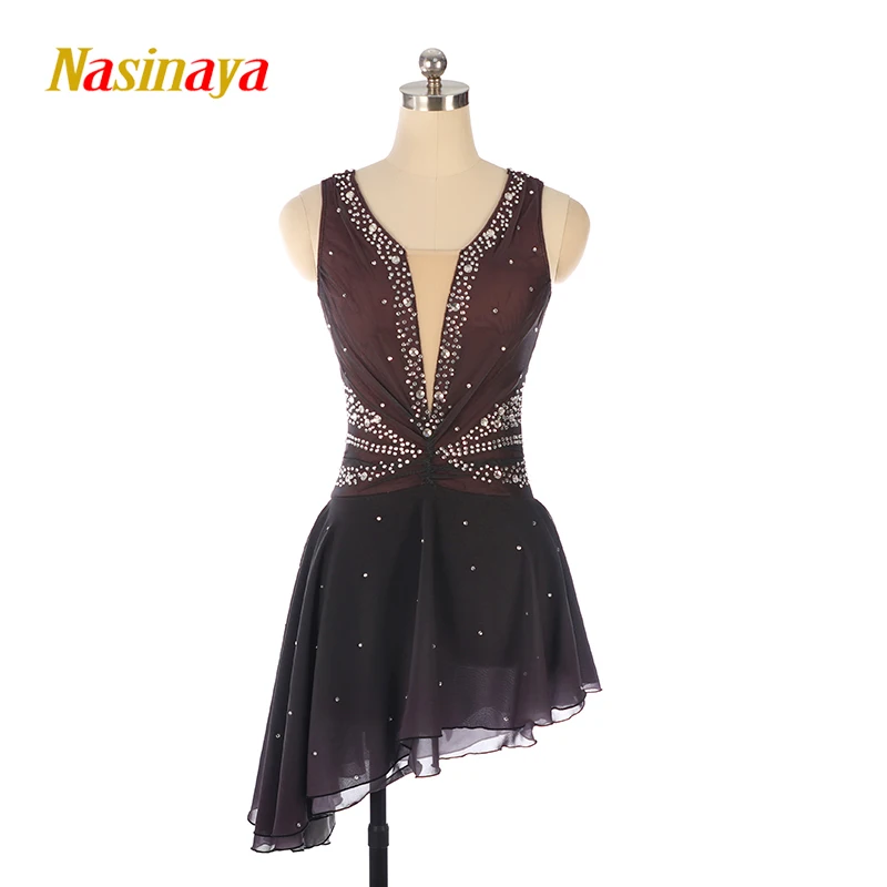 Figure skating performance outfit, ice skating outfit, Kosten competition grading skirt, gradient long skirt