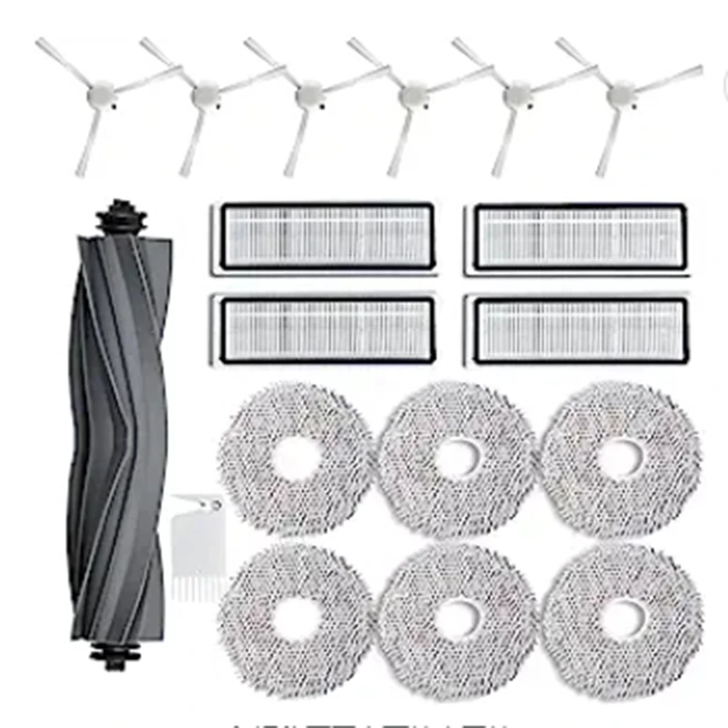 Hoofdborstel voor Dreame Bot L10S Ultra Veegmachine Accessoires Chaimi X10 Hoofdborstel Zijfilter Stofzak