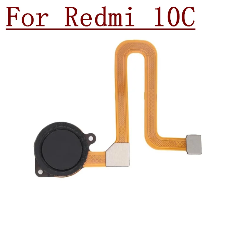 For Xiaomi Redmi 10 10c 12C Home Button Back Touch ID Scanner Fingerprint Sensor Flex Cable Phone Parts