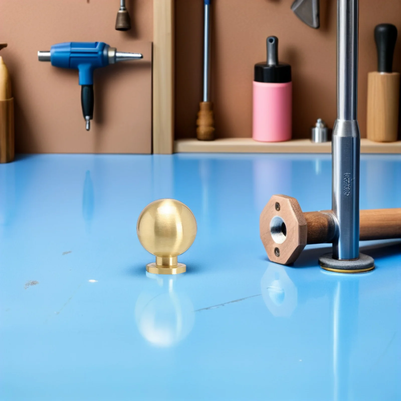 

Brass Drawer Handle Cabinet Knob Gold Dresser Pulls Durable Sturdy Easy Install For Cupboard Wardrobe Furniture Replacement