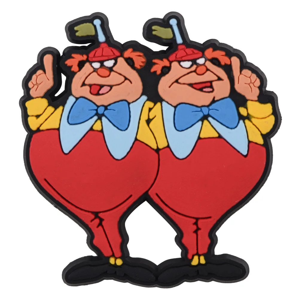 Alice in1pcs breloques de chaussures du pays des merveilles avec Alice chapelier fou lapin blanc Cheshire chat tasses à thé et clés-décoration de chaussures pour hommes femmes