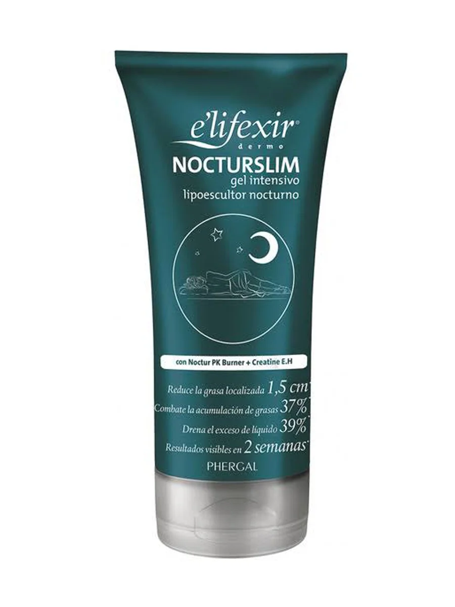 E'lifexir nocturslim gel intensive nocturnal lipopescultor 200ml-visible results in 2 weeks.