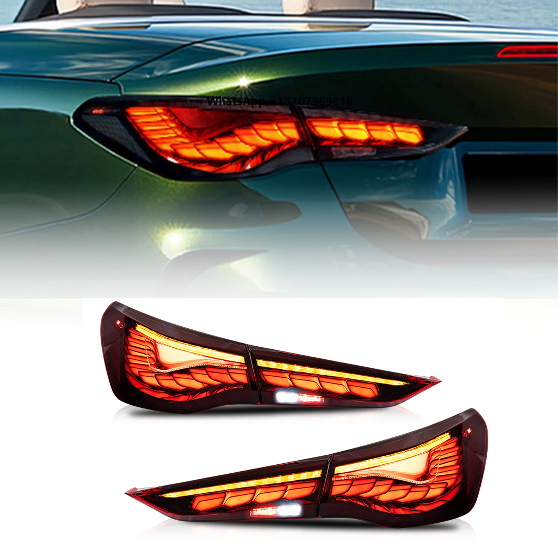 

G22 LED Dragon Scale Taillights New In-stock Taillight Assembly for 4 Series 2020 Modified G22 G82 Tail Light