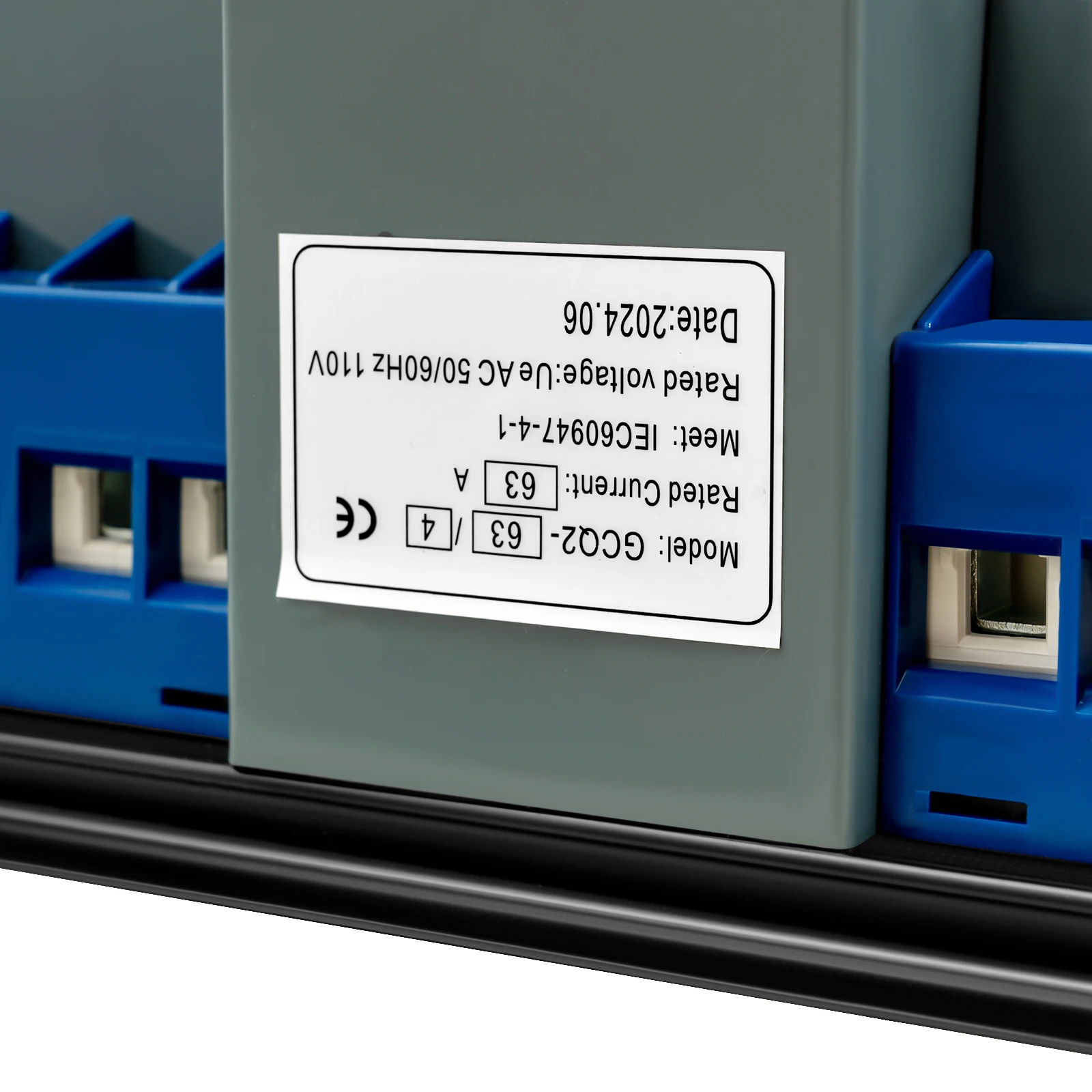 63A 4P ATS مفتاح نقل تلقائي مزدوج الطاقة، مفتاح تحويل المولد 110 فولت CB المستوى 4 أقطاب #4