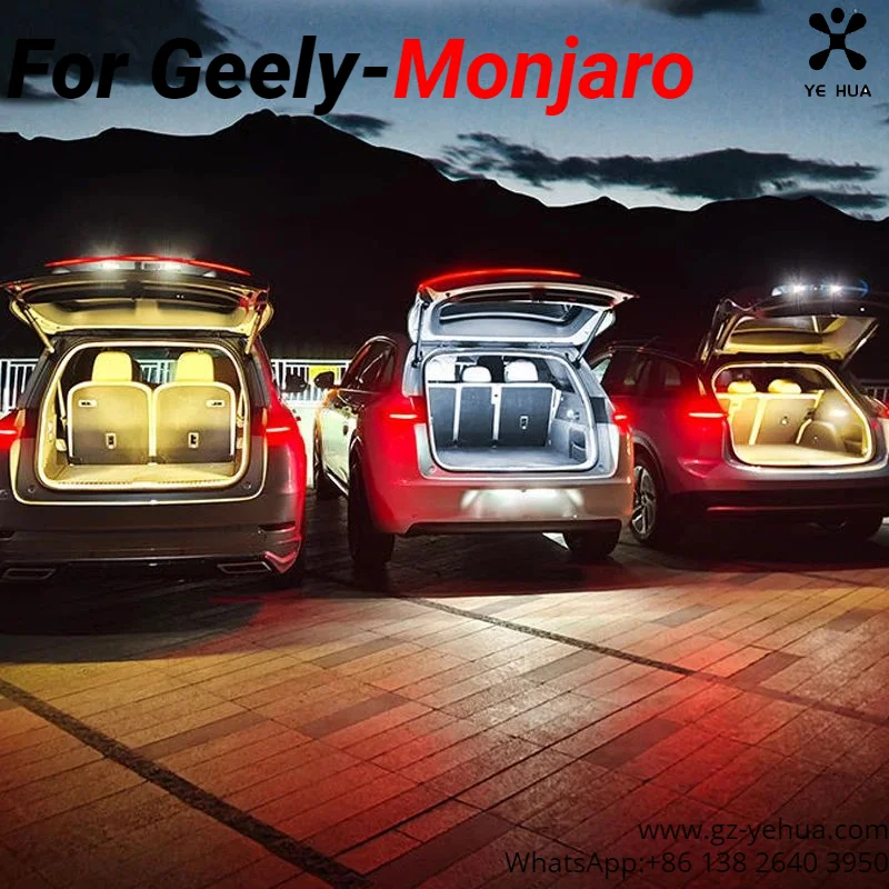 For GEELY Monjaro Manjaro Xingyue L KX11Okavango Haoyue L Car Trunk Ambient Light Modification Car Accessories