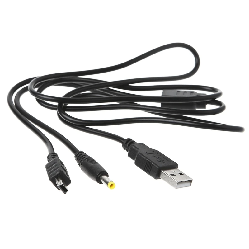 2-In-1 USB Data Cable Charger Cord Charging for PSP 2000 3000 Game Console Accessories - 1.2 for m