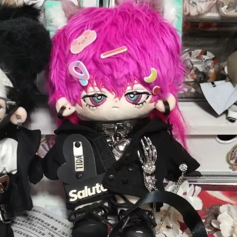 

20 см аниме хардкор No 1 средняя школа N-bomb B.KinG плюшевая хлопковая кукла COS наряд мягкие игрушки дети DIY милые куклы подарки