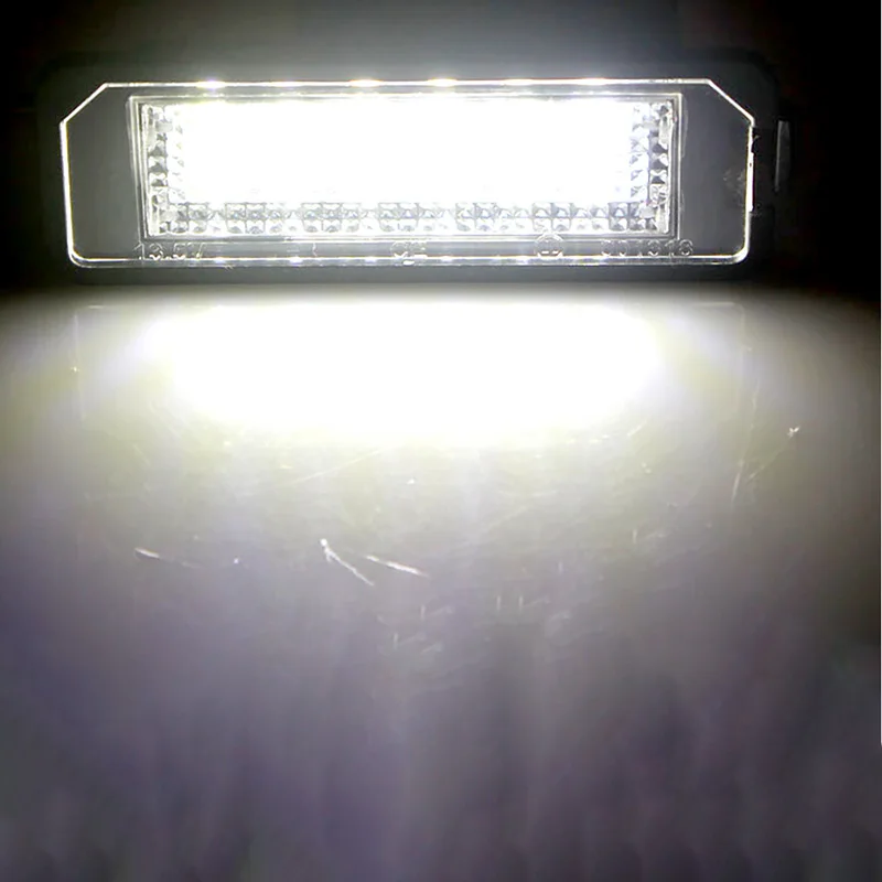 Lumières de plaque de planificateur de numéro d'ampoule de signal arrière de LED de voiture, pas courageux Canbus, blanc, Volkswagen, VW, Bora, berline, 1J, 1998-2005, style de voiture