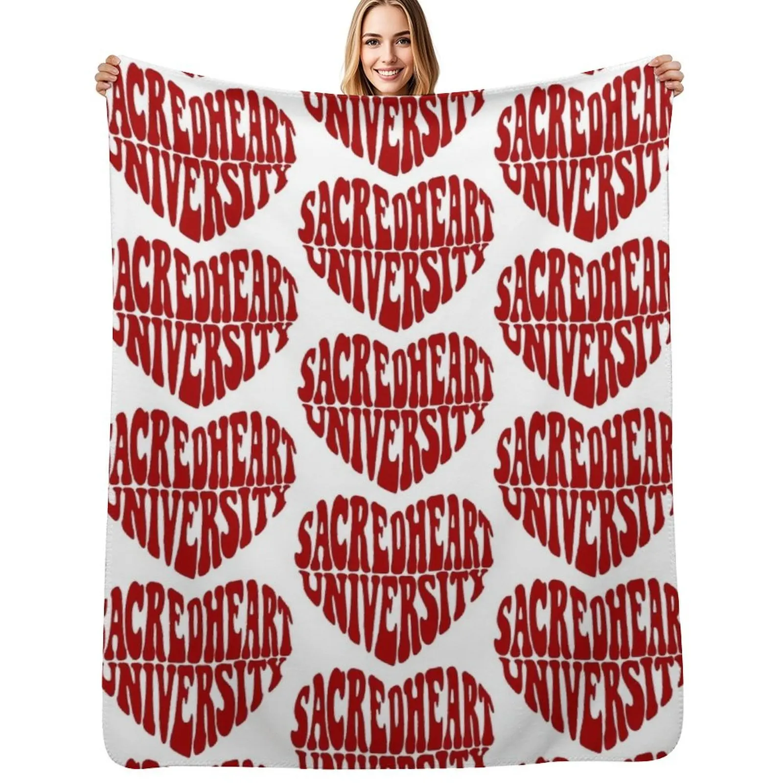 

Sacred Heart University Throw Blanket Decorative Beds Weighted Beach Luxury Throw Blankets