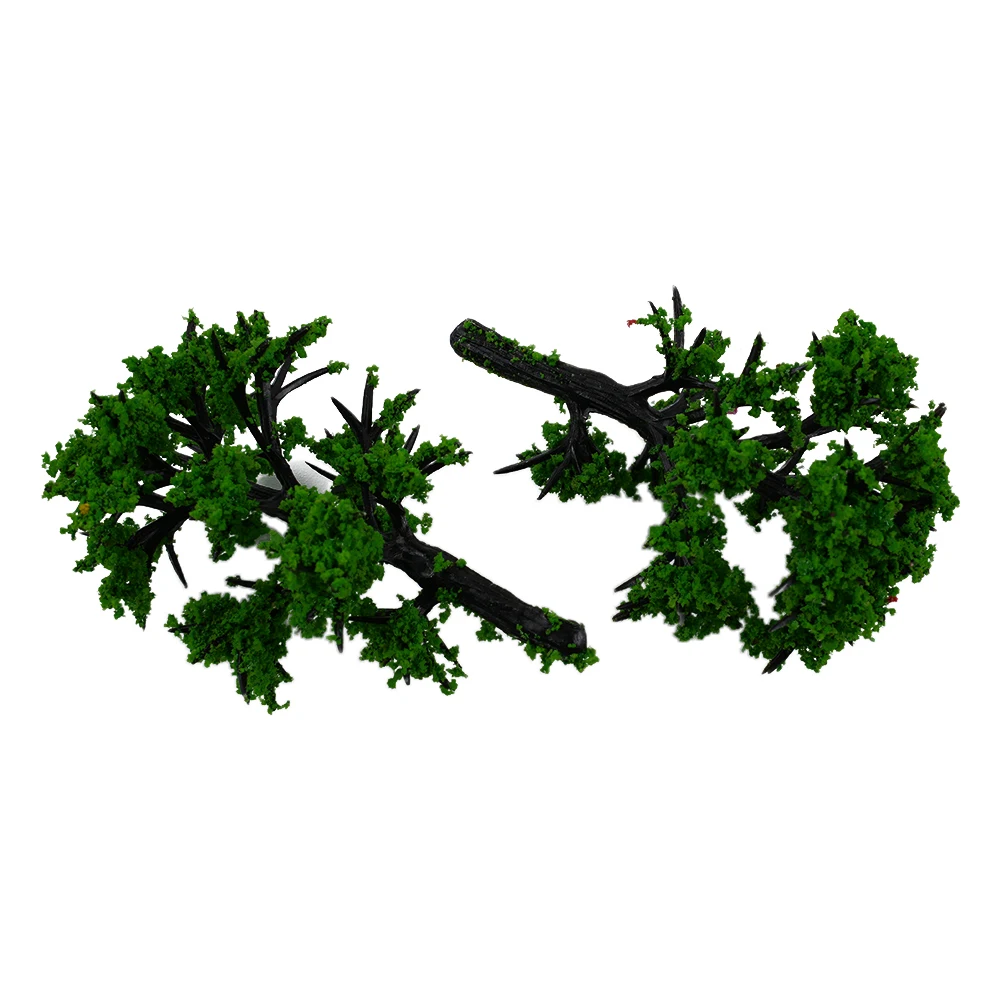 Durable Practical Useful 100% Brand New Model Trees Scenery Railroad Scale Trees Wargame 50PCS DIY Diorama Green