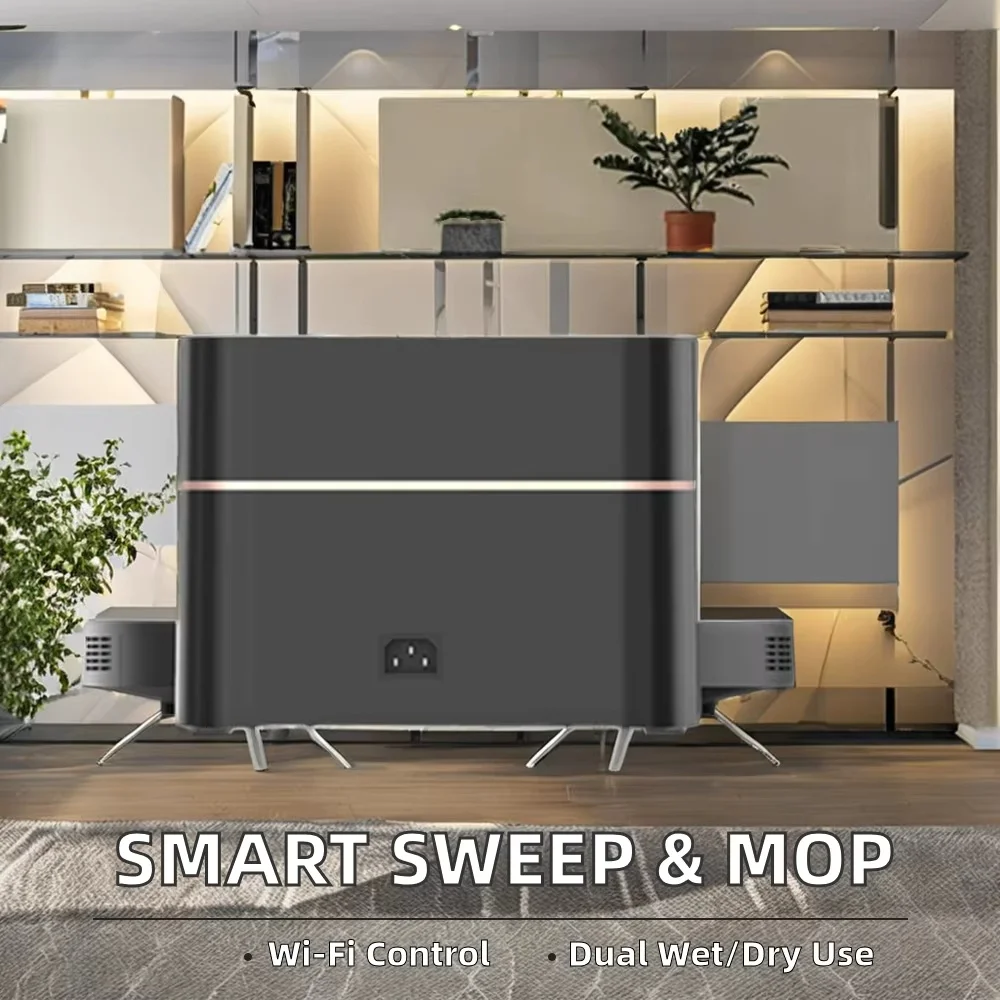 Smart Robot Vacuum Cleaner Automatic Wet-Dry Aspirapolvere with Self-Emptying Feature for Hotels Households Use