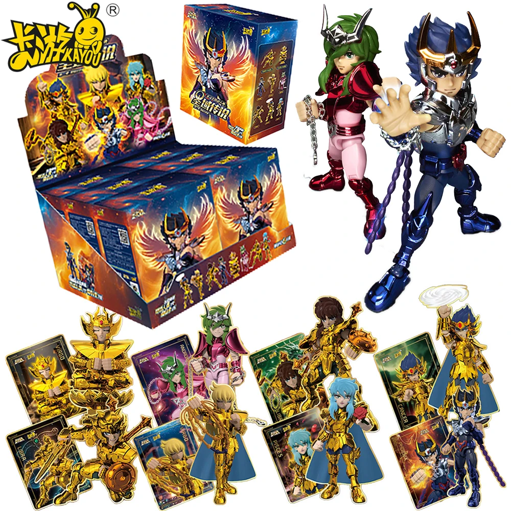 

KAYOU Genuine Saint Seiya Japanese Anime Classic Warrior Action Figure Exquisite Craftsmanship Blind Box Dolls Children's Toys