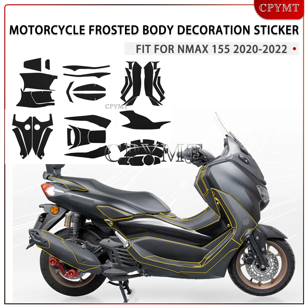 

Frosted body film accessories fit For N-MAX155 2020-2022 Motorcycle Body Full Kits Decoration Sticker protection Decal
