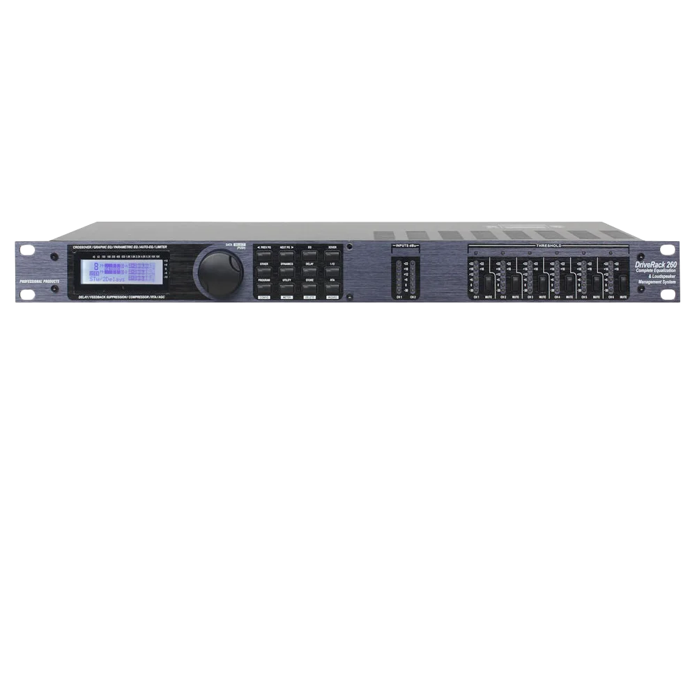 DriveRack 260 Digital Audio Processor Compatible Original Software 2in 6out  Processors Audio Effect Speaker Management System