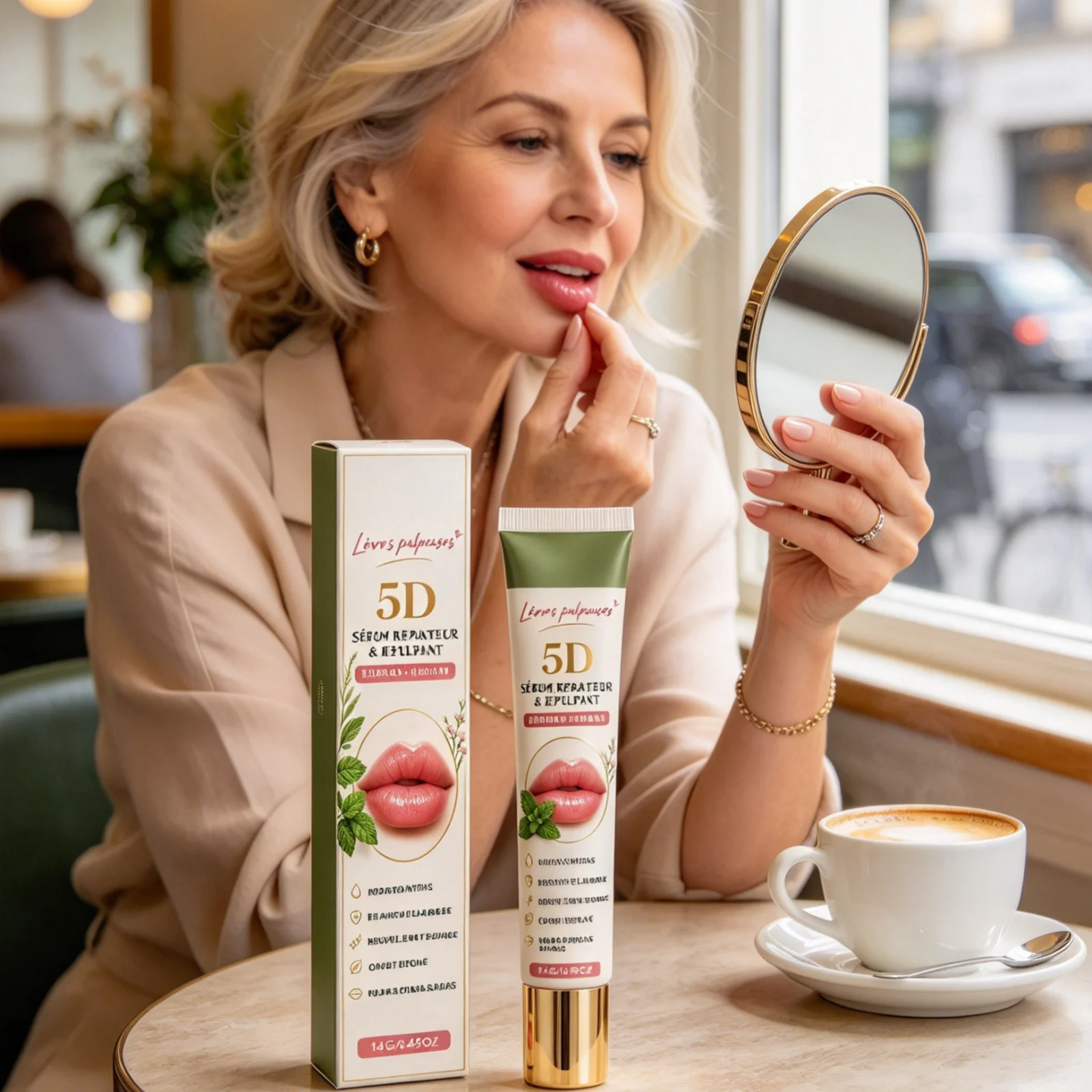 Lip Plumper Serum Deeply Nourishing Skin Moisturizing Improve Drying Smooth Fine Lines Repairing Non Greasy Mild Lip Care Serum