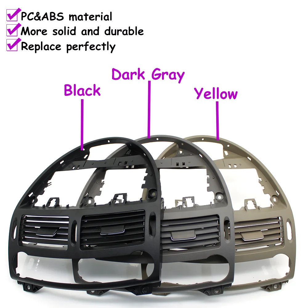 W211 LHD RHD Car Front Dashboard Middle AC Vent Air Vent Grille Panel Cover For Mercedes Benz E Class 2003-2008 2118300054