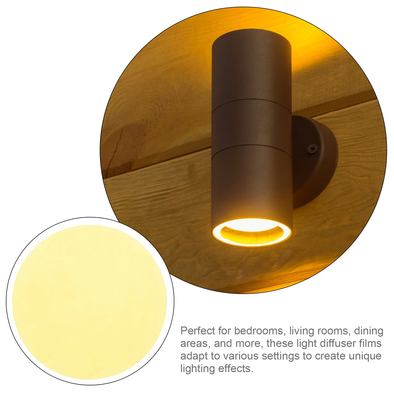 

5pcs Light Diffuser Film Self-Adhesive Warm Light Correction Film For Lamps Color Changing Gel Sheet photo prop Home