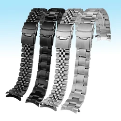 For Casio MDV106-1A MDV-107/106D/MTP-VD01 MTP-1374 1375 Strap Stainless Steel Wristband for Seiko SKX007/009 SKX175/173 Series