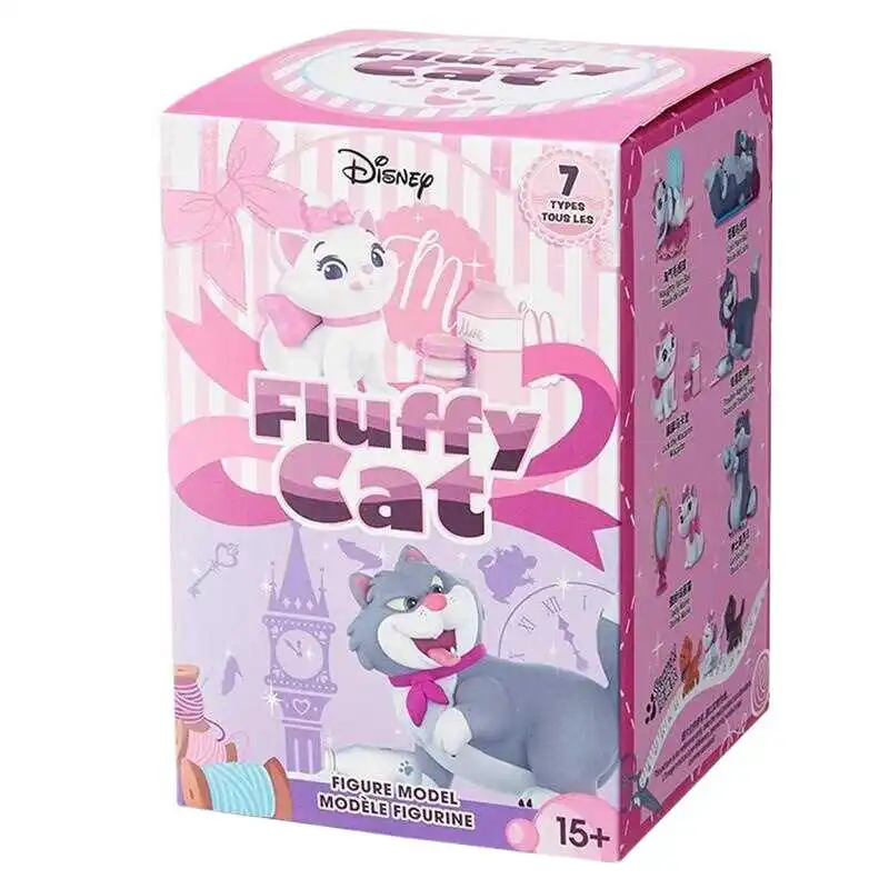 

Miniso Disney Cat Velvet Blind Box Decoration Handmade Cute Mary Cat Funny Lucifer Surprise Blind Box Happy Toy Birthday Gift