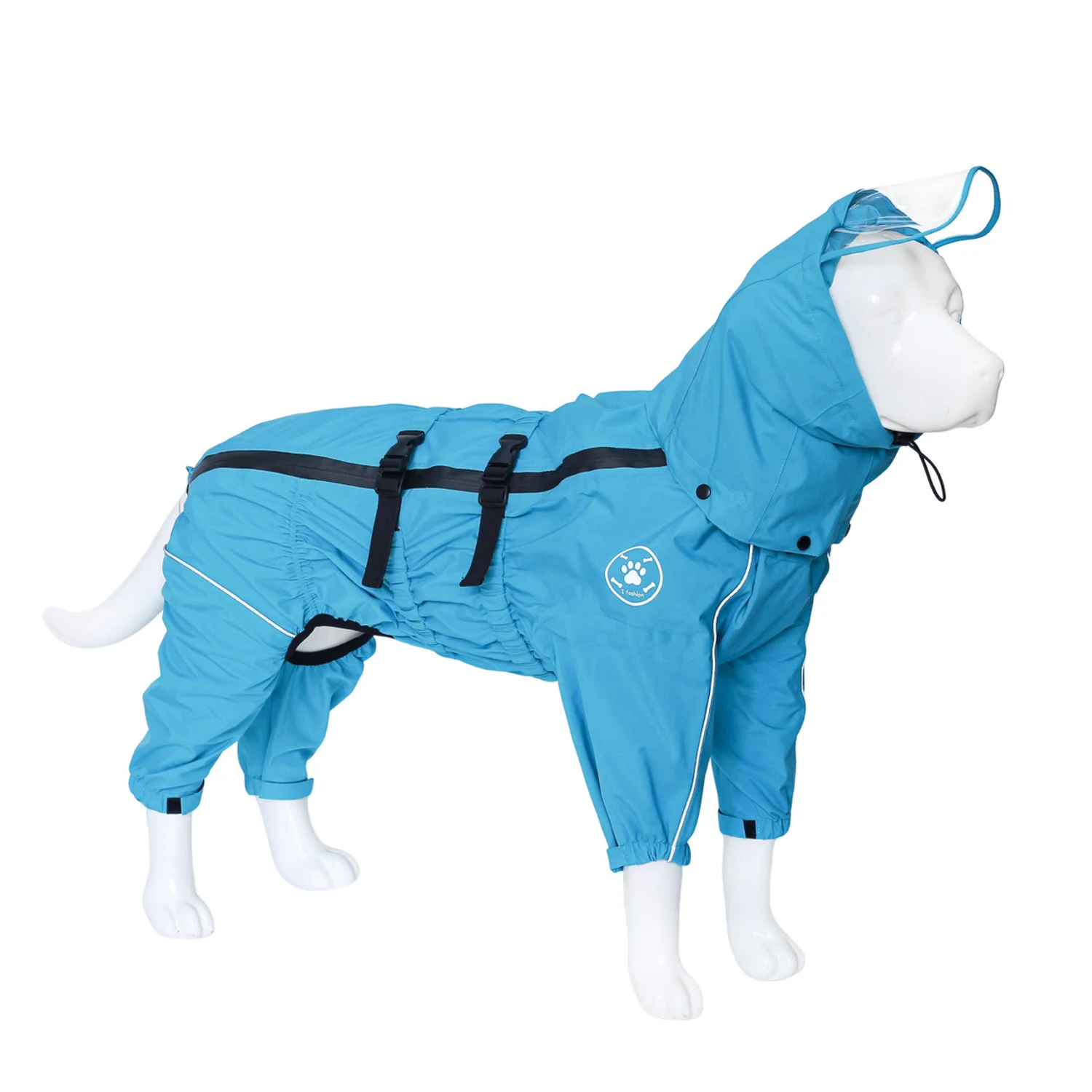 

Dog Raincoat Waterproof Dog Clothes Dog Rain Jacket Hooded Dog Rain Coat Dog Jumpsuit For Medium Large Dogs Labrador Retriever