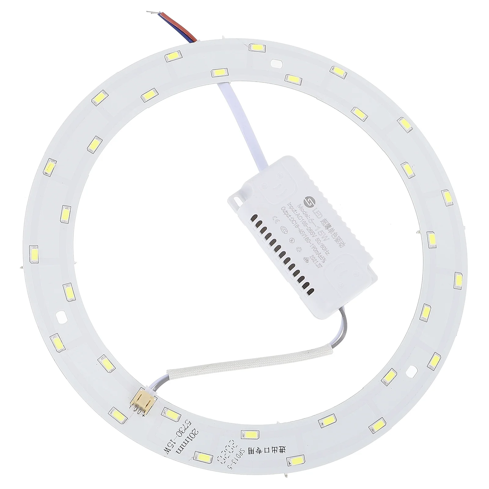 15w 220v-240v smd 5730 30led lâmpada circular magnética led luz de teto fácil adsorver placa de base redonda luminária